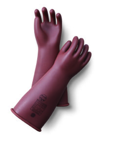 HIGH VOLTAGE RUBBER INSULATING GLOVES